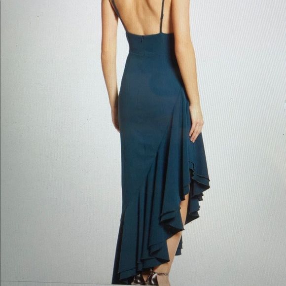 Beautiful Cameo Collection green evening gown size L, new with tags! - Picture 2 of 11